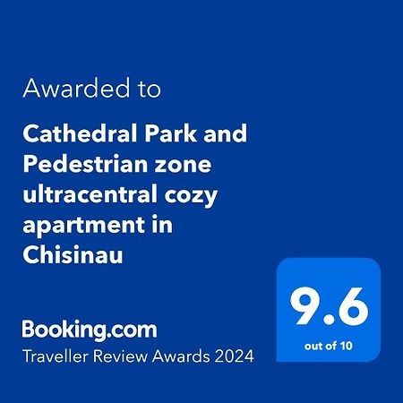 Cathedral Park And Pedestrian Zone Ultracentral Cozy Apartment In تشيسيناو المظهر الخارجي الصورة